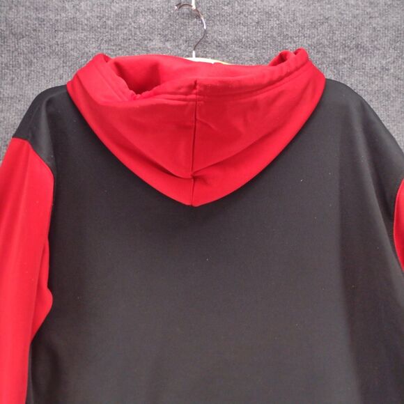 Knights Apparel Men's Indiana Hoosiers Pullover Drawstring Hoodie Red Black M - Picture 7 of 13